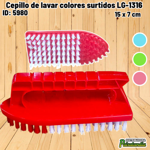 Cepillo de lavar colores surtidos LG-1316 (UND)
