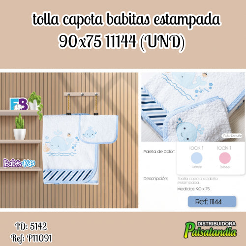 tolla capota babitas estampada 90x75 11144 (UND)