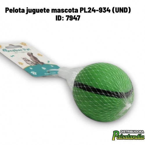 Pelota juguete mascota PL24-934 (UND)