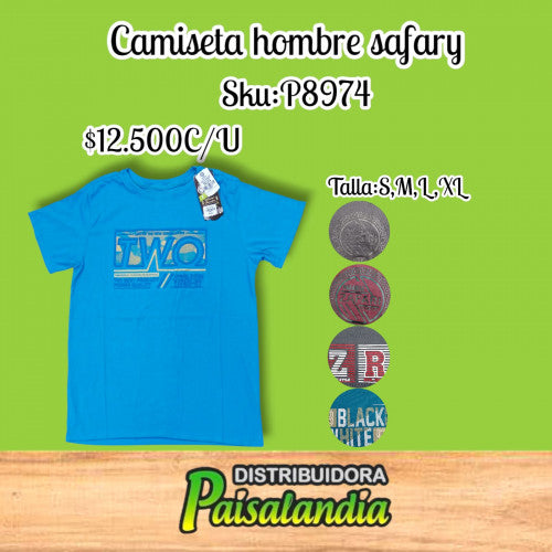 camiseta safari hombre (UND)