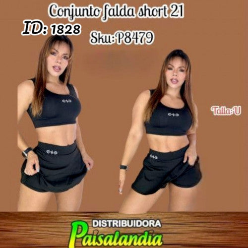 Conjunto falda short 21 (UND)