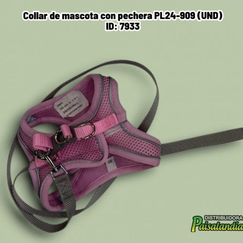 Collar de mascota con pechera PL24-909 (UND)