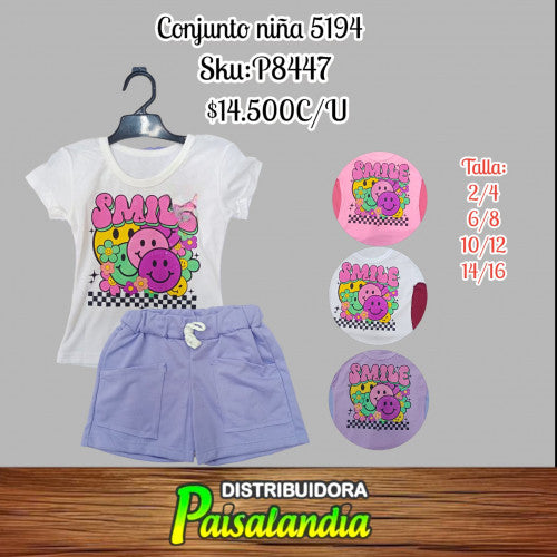 Conjunto niña 5194