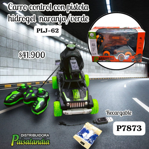 Carro control con pistola hidrogel PLJ-62