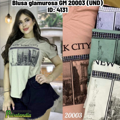 Blusa glamurosa GM 20003 (UND)