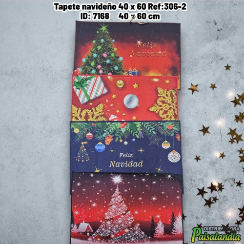Tapete navideño 40 x 60 Ref:306-2