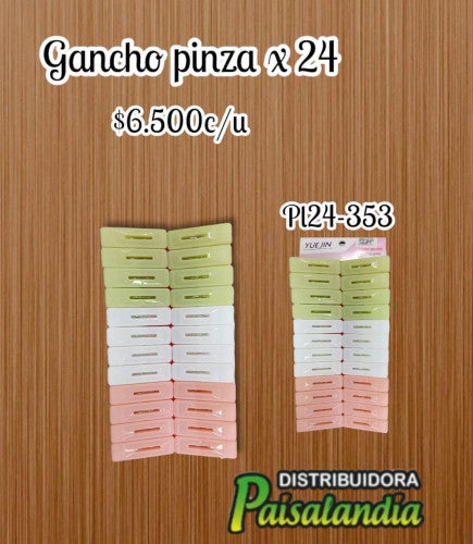 Pinza de ropa X 16 PL24-365