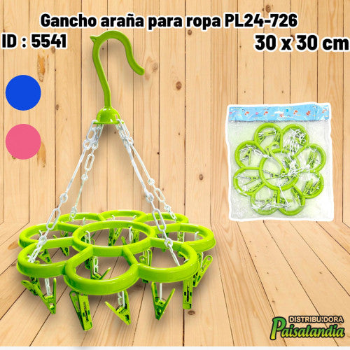 Gancho araña para ropa PL24-726 (UND)