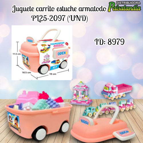 Juguete carrito estuche armatodo PL25-2097 (UND)