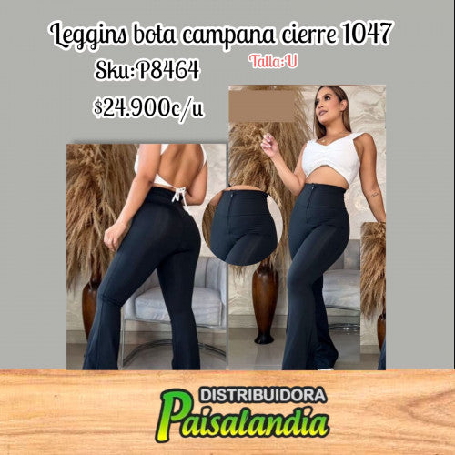 Leggins bota campana cierre 1047 (UND)