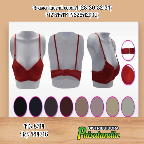 Brasier juvenil copa A (28-30-32-34) F12BRAFIN628A2(DC)