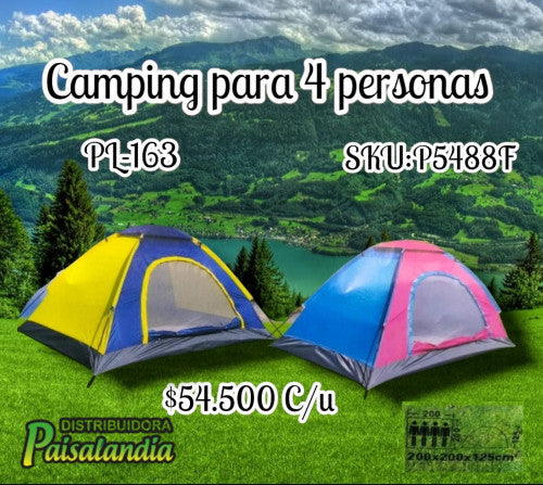 Camping para 4 personas pl-163