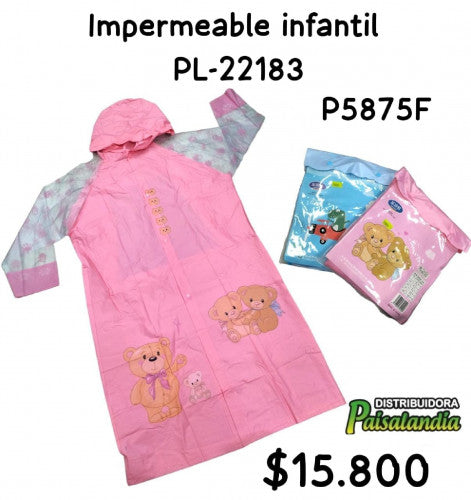 Impermeable infantil pl-22183