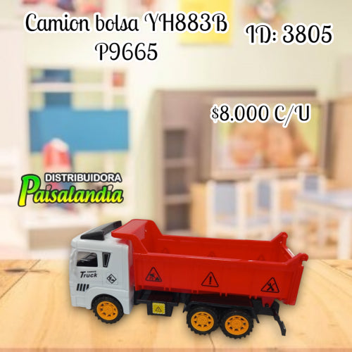 Juguete camión bolsa YH883B (UND)