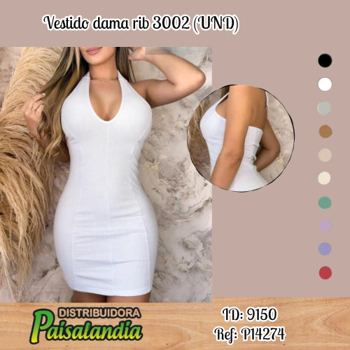 Vestido dama rib 3002 (UND)