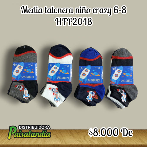 Media talonera niño crazy 6-8 HFP2048 (DC)
