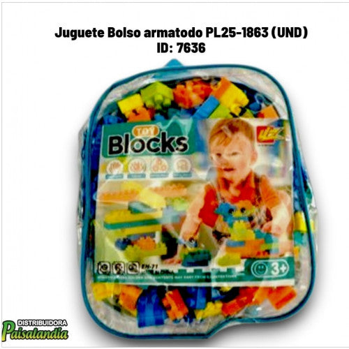 Juguete Bolso armatodo PL25-1863 (UND)