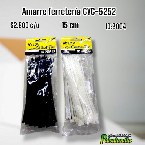 Amarre ferretería CYG-5252 (UND)