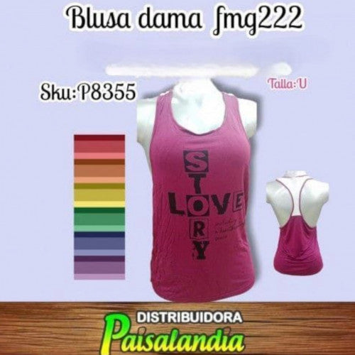 Blusa dama sisa combinada fmg222 (DC)