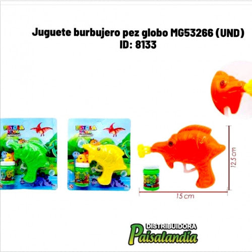 Juguete burbujero pez globo MG53266 (UND)