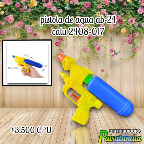Juguete pistola de agua AB-24 calu 2408-017 (UND)