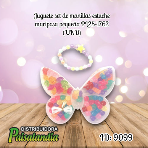 Juguete set de manillas estuche mariposa pequeño PL25-1762 (UND)