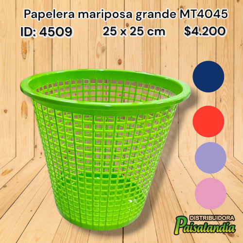 Papelera mariposa grande MT4045 (UND)