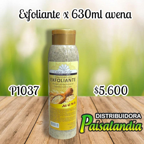 Exfoliante x630 ml avena (UND)