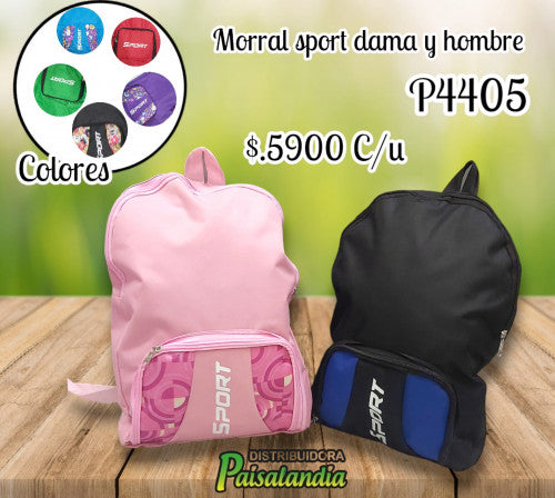 Morral sport dama hombre económico