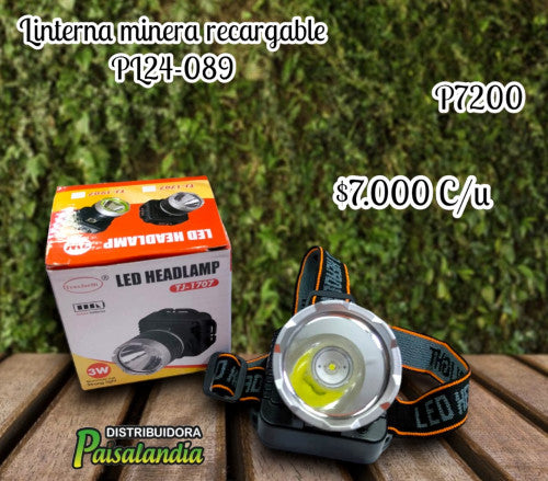 Linterna minera pilas PL24-089