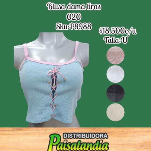 Blusa dama tira 020 (UND)