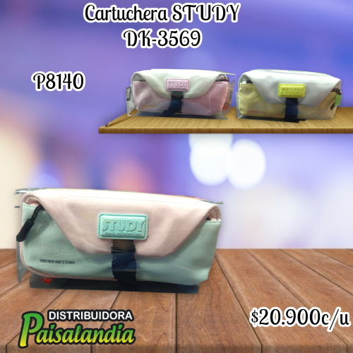 Cartuchera STUDY DK-3569 (UND)