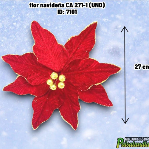 flor navideña CA 271-1 (UND)