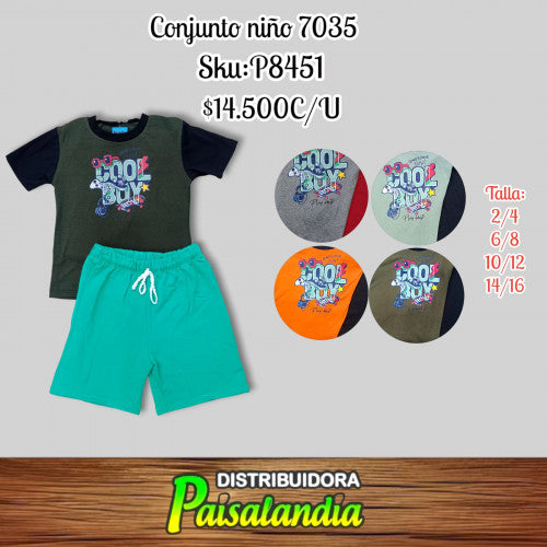 Conjunto niño 7035