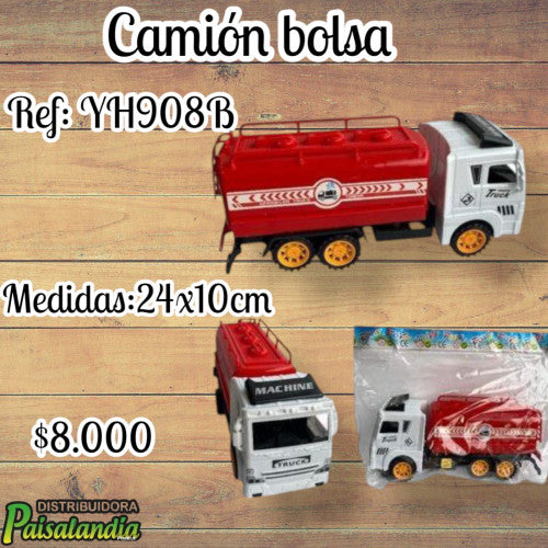 Juguete camión en bolsa YH908B (UND)
