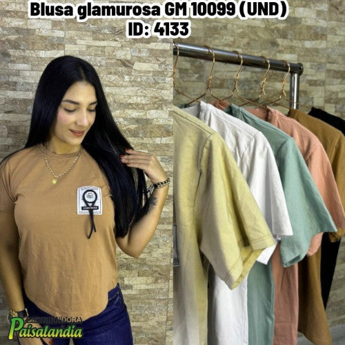 Blusa glamurosa GM 10099 (UND)