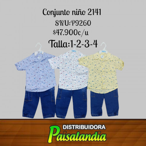 conjunto niño anyitex 2141 (UND)
