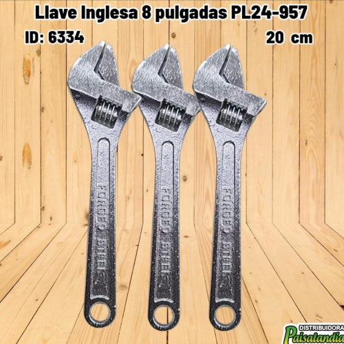 Llave Inglesa 8 pulgadas PL24-957 (UND)