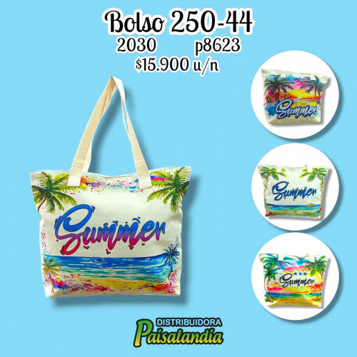 Bolso viajero estampados playa 250-44 (UND)