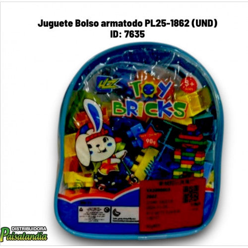 Juguete Bolso armatodo PL25-1862 (UND)