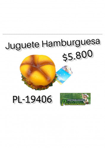 Juguete hamburguesa pl-19406