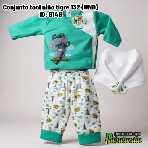 Conjunto tool niño tigre 132 (UND)