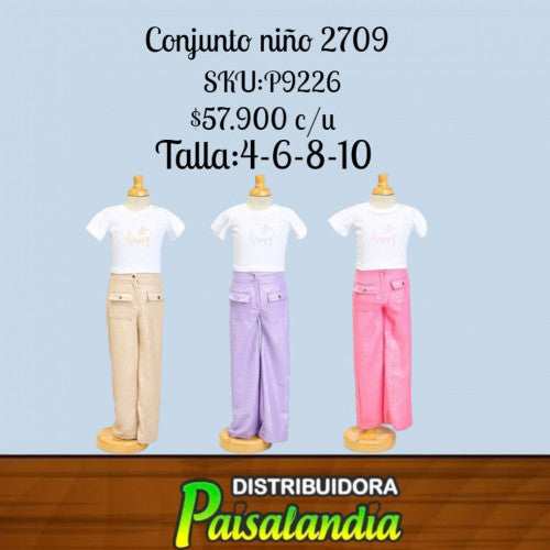 conjunto niño anyitex 2709 (UND)