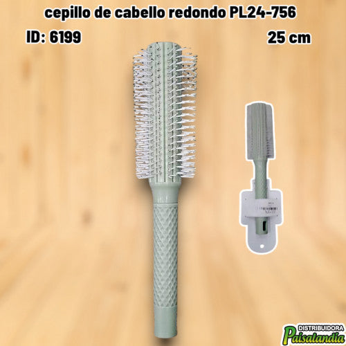 cepillo de cabello redondo PL24-756 (UND)