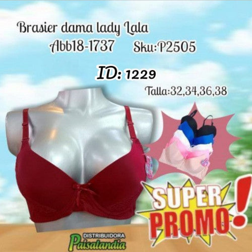 Brasier de dama abb18-1737 x12 (DC)
