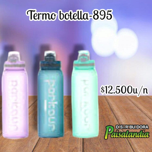 Termo botella estampado colores surtidos - 895