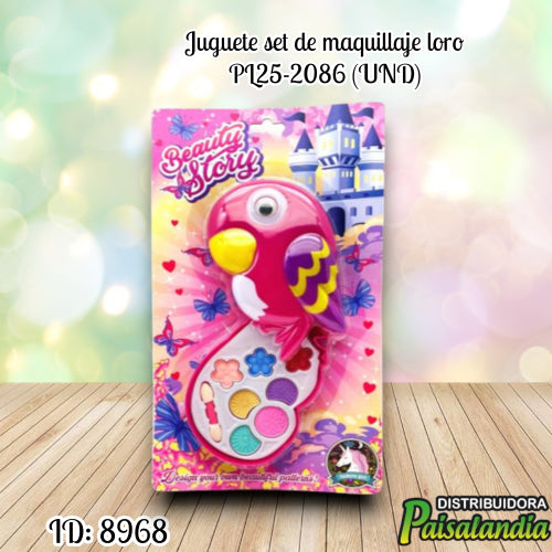 Juguete set de maquillaje loro PL25-2086 (UND)