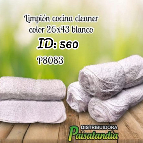 Limpión cocina cleaner color 26x43 blanco (DC)