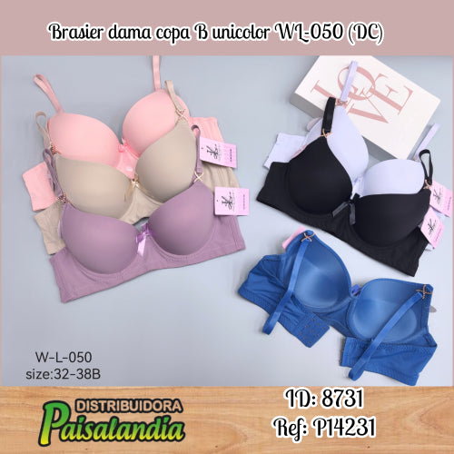 Brasier dama copa B unicolor WL-050 (DC)