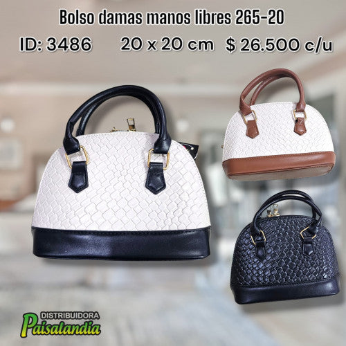 Bolso dama manos libre 265-20 (UND)
